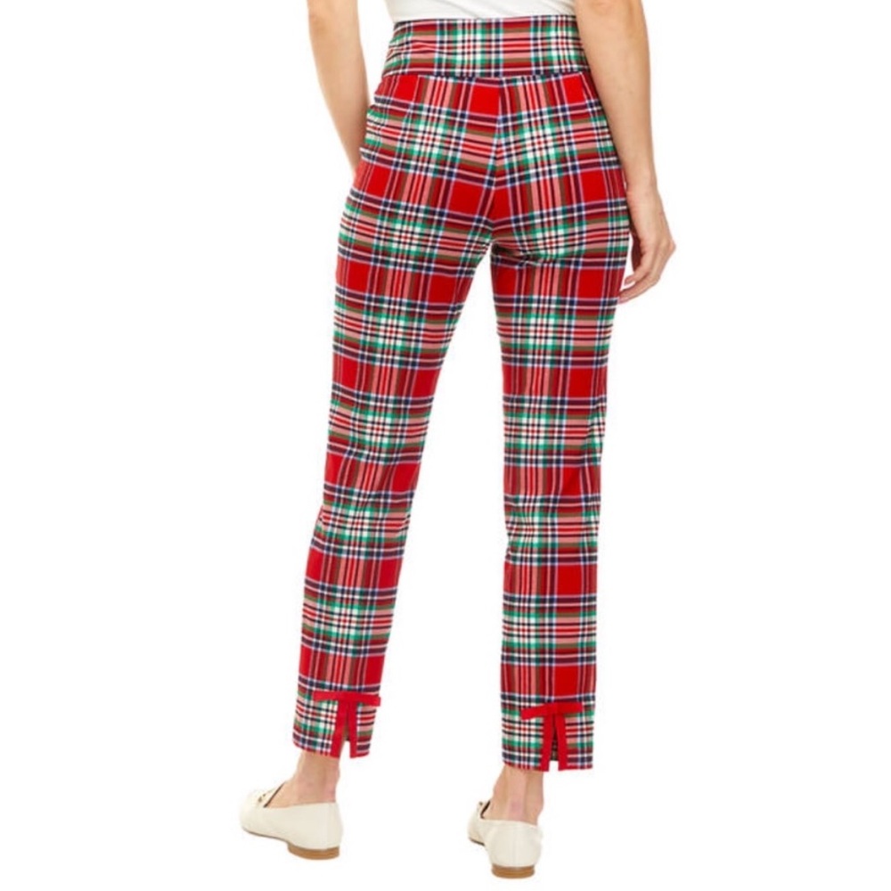 crown & ivy Tartan Plaid Skinny Pants - Picture 2 of 7